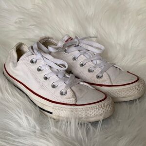 Converse White and Red Sneakers
